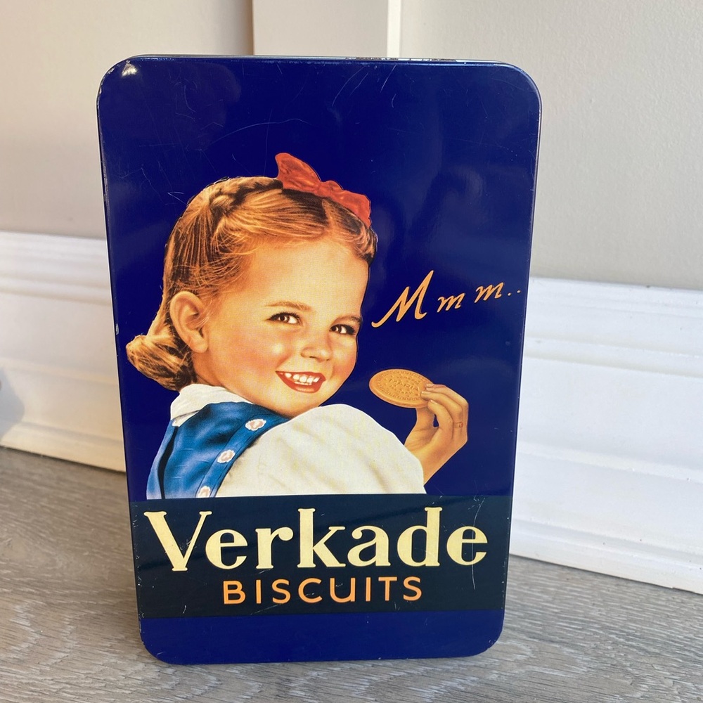 Vintage Verkade Biscuit Tin